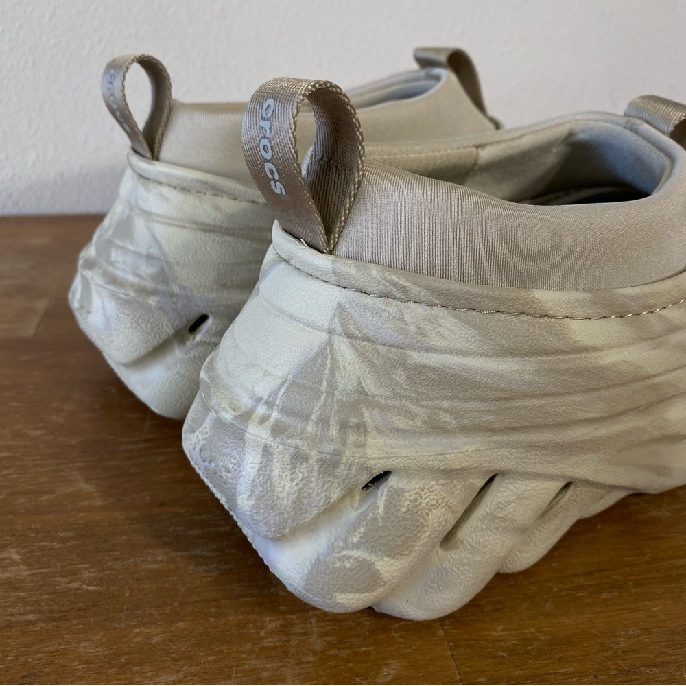 Crocs Echo Storm Midnight Marble Khaki Clog Slip On Shoe - Size 10 - Picture 6 of 13